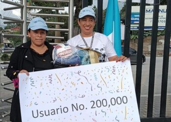 Parque Deportivo y Recreativo de la Paz, Cobán celebra a su usuaria número 200 mil