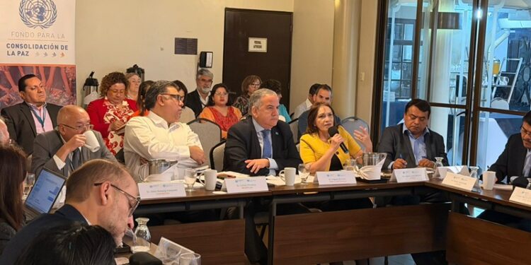 Vicecanciller reafirma compromiso de Guatemala en reunión del Fondo para la Consolidación de la Paz