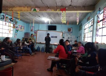 Impulsa el MCD la cultura de paz y valores culturales con juventud de Huehuetenango