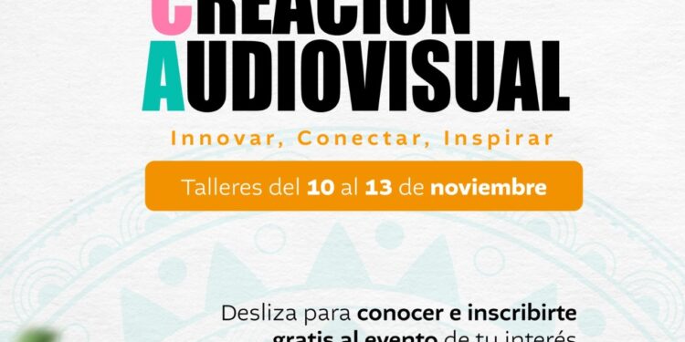 CREA anuncia la “Semana de la Creación Audiovisual” con talleres gratuitos para creadores