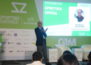 Viceministro Francisco Aguilar inaugura el Congreso Sportbiz Guatemala 2025