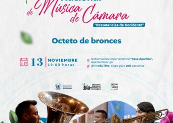 “Resonancias de Occidente”: Festival Nacional Música de Cámara, octeto de bronces