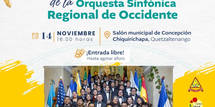 Concierto de la Orquesta Sinfónica Regional de Occidente en Concepción Chiquirichapa