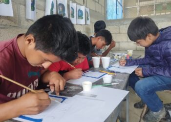 MCD: “Mi nahual vive en mí”: así dibujan su cosmovisión 78 niños de Ixcán