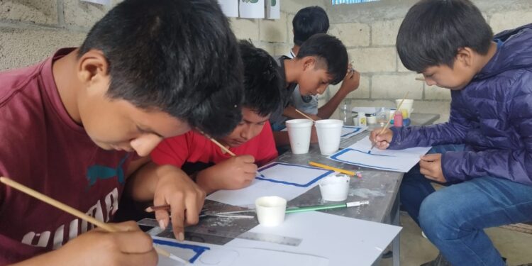 MCD: “Mi nahual vive en mí”: así dibujan su cosmovisión 78 niños de Ixcán