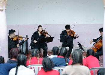 El Arte como Refugio: Cuarteto Primavera lleva alegría y esperanza a niñas en Residencia Zafiro II
