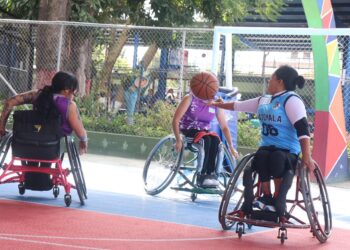 El Salvador domina en la jornada inaugural del Baloncesto 3×3 del Festival Paradeportivo Centroamericano 2025