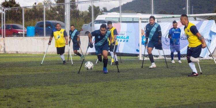 Intensidad en el arranque del Fútbol para Amputados en el Festival Paradeportivo Centroamericano 2025
