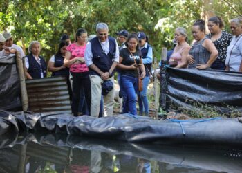 Supervisan proyectos comunitarios de tilapia en Taxisco