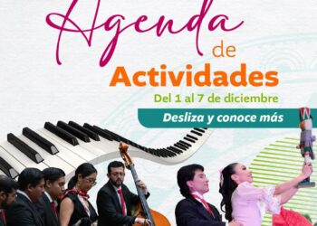Agenda de Actividades del 1 al 7 de diciembre de 2025