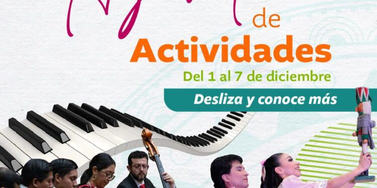 Agenda de Actividades del 1 al 7 de diciembre de 2025