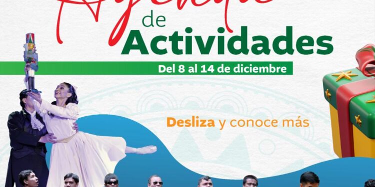 Agenda de actividades del 8 al 14 de diciembre de 2025
