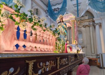 Devotos celebraron el tradicional Rezado de la Inmaculada Concepción el 8 de diciembre