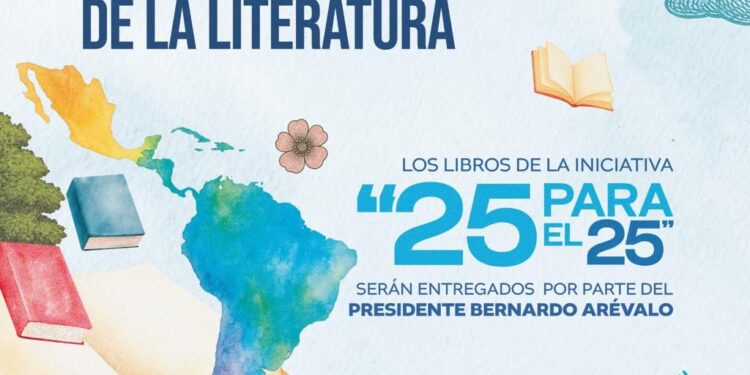 Presidente Bernardo Arévalo y ministra Liwy Grazioso encabezan histórica entrega de la colección “25 para el 25” en Xela