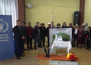 WFP dona equipo antropométrico a COCOSAN de Chiantla