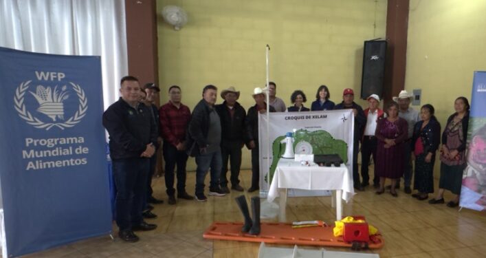 WFP dona equipo antropométrico a COCOSAN de Chiantla