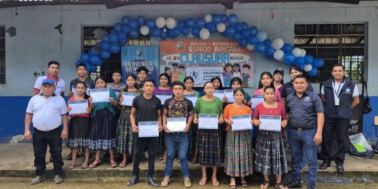 Jóvenes de Lanquín, Alta Verapaz, concluyeron con jornadas de capacitación en salud a través de Espacios Amigables