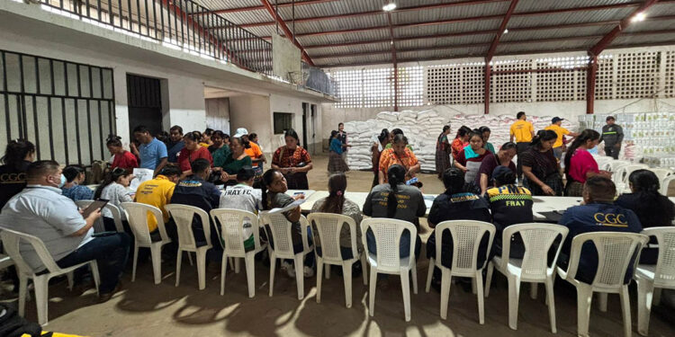 Alimentos llegan a familias en situación de vulnerabilidad de Suchitepéquez y Alta Verapaz