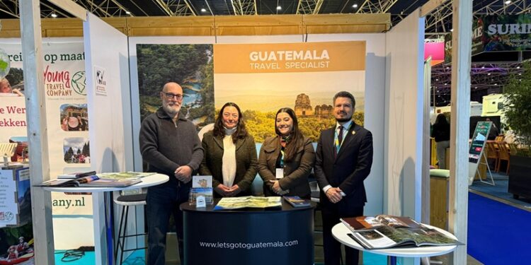 Embajada guatemalteca participa en la feria turística Vakantiebeurs, en Países Bajos