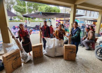 Más familias agricultoras reciben kits productivos