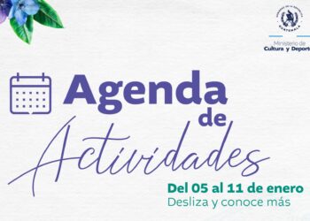Agenda de actividades del 5 al 11 de enero