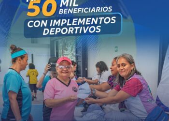Más de 50 mil beneficiarios con implementos deportivos