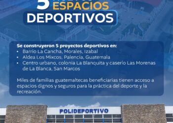 5 nuevos espacios deportivos