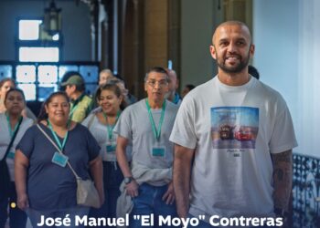 José Manuel «El Moyo» Contreras recorrió el Palacio Nacional de la Cultura