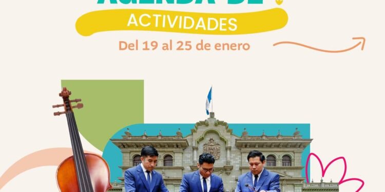 Agenda de actividades del 19 al 25 de enero