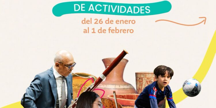 Agenda de actividades del 26 de enero al 1 de febrero