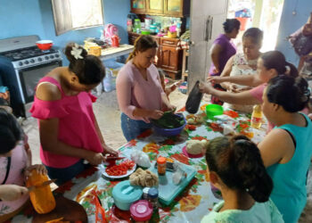 Chaya y papaya, sabores a comunidad petenera