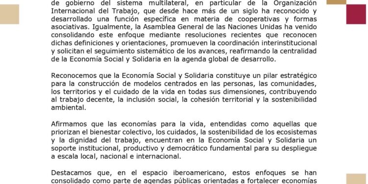 Guatemala consolida su compromiso con la Economía Social y Solidaria en Iberoamérica