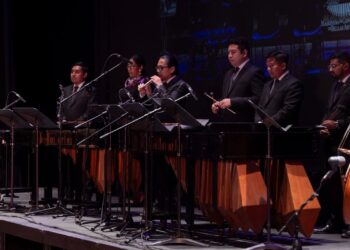 La Cuaresma resonó en las melodías de la Marimba de Concierto de Bellas Artes en la Gran Sala “Efraín Recinos”