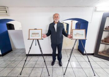 “Instantes”: la arquitectura de Guatemala capturada en acuarela en el Museo Nacional de Historia