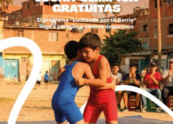 ¡La lucha olímpica llega a tu barrio!