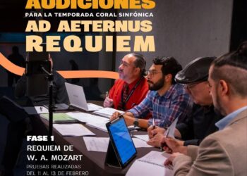 Resultados de las audiciones para la Temporada Coral Sinfónica «Ad Aeternus Requiem»
