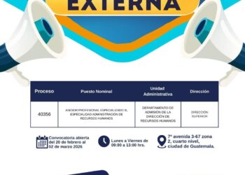 Convocatoria externa para Asesor Profesional Especializado III