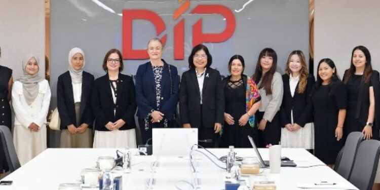 Embajada de Guatemala en Tailandia visita Departamento de Propiedad Intelectual del Ministerio de Comercio