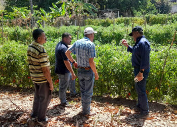 Rehabilitan toma artesanal de riego en Guastatoya