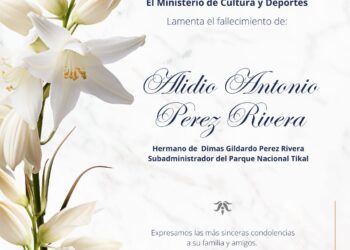 Lamentamos profundamente el sensible fallecimiento de Alidio Antonio Perez Rivera