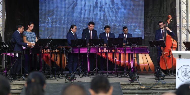 La Marimba de Bellas Artes deslumbró con sus melodías en Santo Domingo