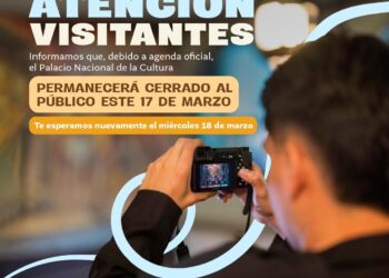 Atención visitantes: cierre temporal el 17 de marzo