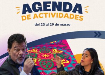 Agenda de actividades del 23 al 29 de marzo