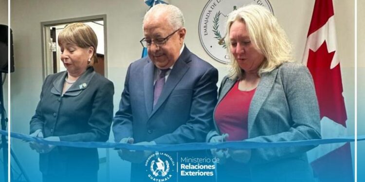 Canciller inaugura nuevas oficinas de la Embajada de Guatemala en Canadá