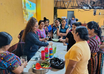 Integrantes de los CADER capacitados en calidad de agua y nutrición comunitaria