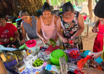 Familias de Taxisco aprenden a preparar la tilapia como opción nutritiva