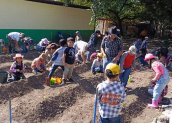 Impulsan creación de huertos escolares en San Miguel Petapa