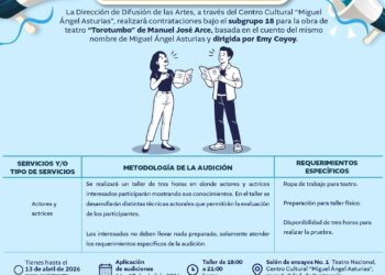 ¡Atención amantes del arte! Participa en la próxima producción del Centro Cultural «Miguel Ángel Asturias»