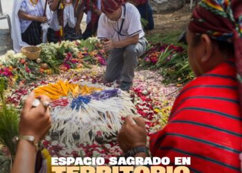 Espacio sagrado en territorio Poqoman