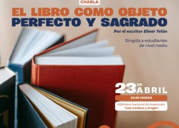 Escritor Elmer Telón impartirá la charla “El libro como objeto perfecto y sagrado”